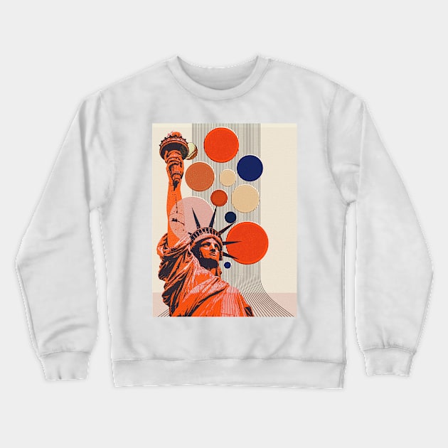 Lady Liberty 2 Crewneck Sweatshirt by ConradGarner